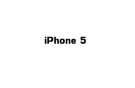 iPhone 5